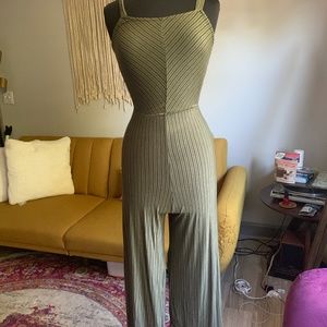 Rolla Coster Green 70s Jumpsuit